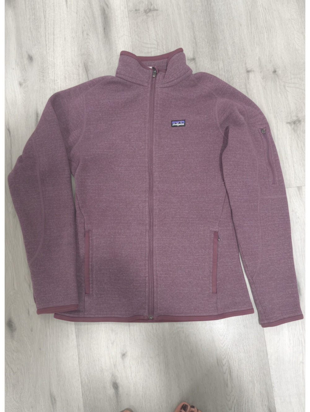 Patagonia Women’s Full Zip Fleece Jacket Purple Medium